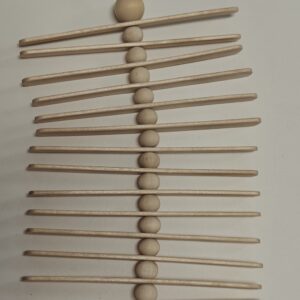 Popsicle Strand parrot toy birch pine steel hanging toy